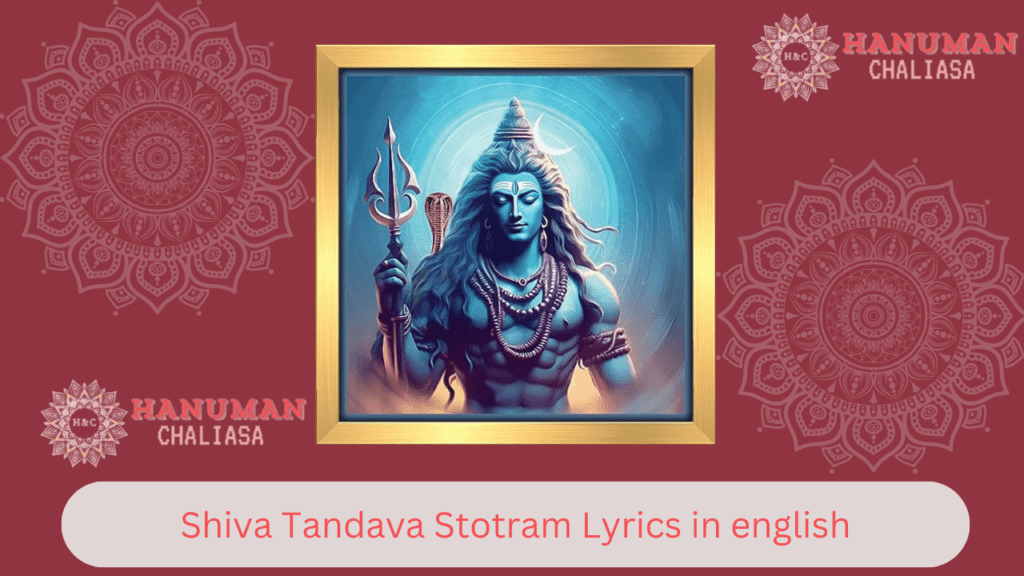 Shiva Tandava Stotram Lyrics in english